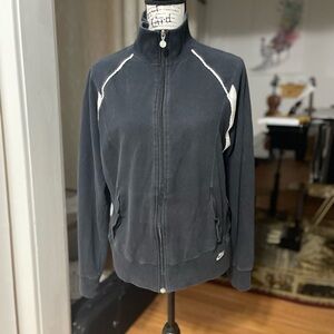 Fair Youth Size X-large (16-18 Yrs) Nike Performance Full-zip Jacket In Charcoal